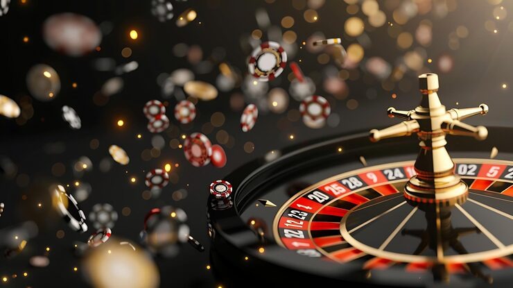 European Roulette wheel and betting interface on rajampo alternatif mobile app